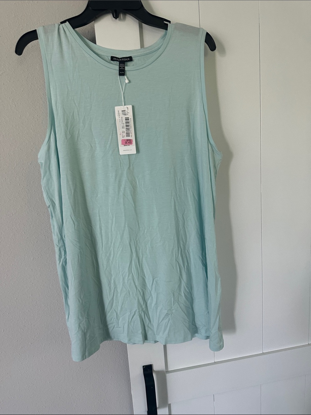 Eileen Fisher Light Aqua Muscle Tank